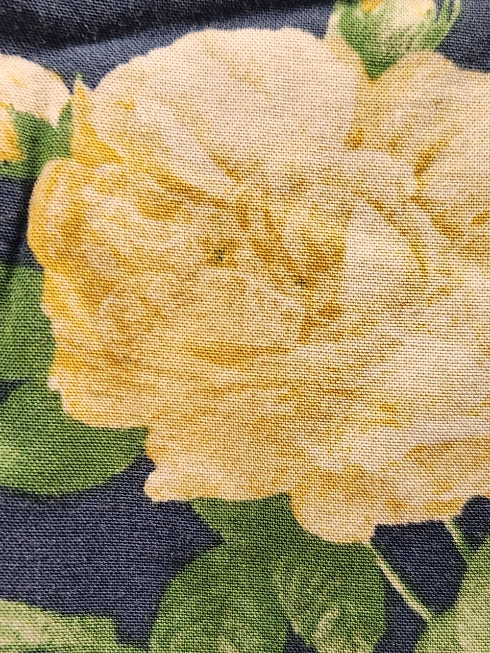 Old Navy Navy Floral Smocked Back Midi Dress Front Slit M - Picture 4 of 12